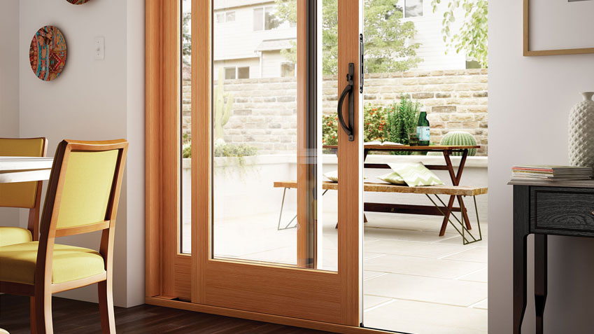 fiberglass door french slide